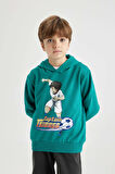 DeFacto Erkek Çocuk Captain Tsubasa Kapüşonlu Sweatshirt B3736A823WNGN1036
