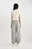 DeFacto Gabardin Jogger Pantolon Beli Paçası Lastikli B9811AX23WNGR456