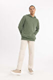 DeFacto Gabardin Pantolon Wide Leg Düz Paça Cepli B9365AX23WNBG700