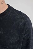 DeFacto Regular Fit Bisiklet Yaka Yıkamalı Soluk Efektli Basic Düz Sweatshirt B9221AX23WNAR231