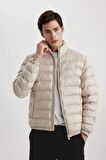 DeFacto Slim Fit Mevsimlik Mont Dar Kesim Dik Yaka Fermuarlı Cepli B9782AX24SPER37