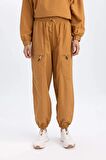 DeFactoFit Sporcu Jogger Eşofman Altı Loose Fit Cepli Beli Paçası Lastikli Standart Boy B4214AX24SPBN173