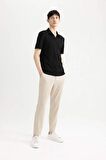 DeFacto Slim Fit Dar Kesim Kısa Kollu Siyah Polo Tişört W9274AZ24SMBK81