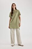 DeFacto Kargo Cepli Basic Düz Gabardin Pantolon C1670AX24SPBG106