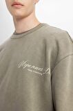 DeFacto Comfort Regular Fit Rahat Kalıp Bisiklet Yaka Sırt Baskılı Sweatshirt C1665AX24SPKH262