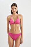 DeFacto Regular Fit Üçgen Bikini Üstü-Fall in Love T3666AZ24SMPN615