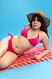 DeFacto Regular Fit Üçgen Bikini Üstü-Fall in Love T3666AZ24SMPN615