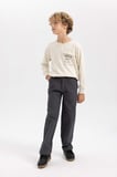 DeFacto Erkek Çocuk Loose Fit Standart Paça Gabardin Pantolon A5728A823WNAR58