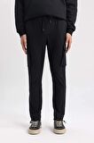 DeFacto Slim Fit Kargo Cepli Pantolon B3585AX24SPBK81