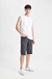 Regular Fit Jean Bermuda Şort