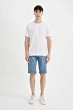 DeFacto Slim Fit Jean Bermuda Şort C2692AX24SMNM39