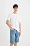 DeFacto Slim Fit Jean Bermuda Şort C2692AX24SMNM39