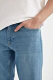 DeFacto Slim Fit Jean Bermuda Şort C2692AX24SMNM39