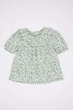 DeFacto Kız Bebek Bebe Yaka Krinkıl Viskon Çiçekli Kısa Kollu Bluz B9796A524SMGN1114