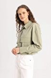 DeFacto Regular Fit Basic Poplin Basic Uzun Kollu Gömlek C3164AX24SPKH499