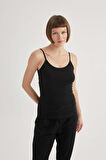 DeFacto Pamuklu İnce Askılı Siyah İç Atlet-Fall in Love M6858AZ24SPBK81