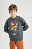 DeFacto Erkek Çocuk Avatar the Last Airbender Kapüşonlu Sweatshirt B2216A823WNAR58