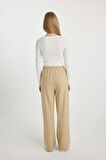DeFacto Coool Wide Leg Geniş Bol Paça Eşofman Altı Beli Lastikli Bağcıklı Cepli Basic Düz B3345AX23WNBG203