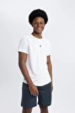 DeFactoFit Slim Fit Dar Kesim Bisiklet Yaka Baskılı Sporcu Kısa Kollu Tişört V2887AZ24SPWT80