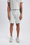 DeFactoFit Slim Fit Dar Kesim Sporcu Standart Paça Şort V3030AZ24SPGR91