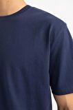 DeFacto %100 Pamuk New Regular Fit Bisiklet Yaka Basic Düz Kısa Kollu Tişört V7699AZ24SPNV241