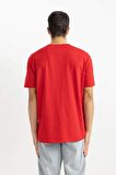 DeFacto New Regular Fit Bisiklet Yaka Basic Düz %100 Pamuk Kısa Kollu Tişört V7699AZ24SPRD79