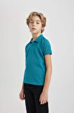 DeFacto Erkek Çocuk Pike Kısa Kollu Basic Düz Polo Tişört K1689A624SMGN309