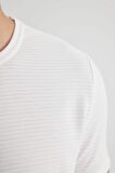 DeFacto Slim Fit Dar Kesim Bisiklet Yaka Kısa Kollu Basic Düz Tişört M6608AZ24SPER105