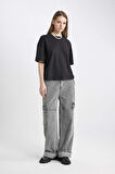 DeFacto Coool Loose Fit Basic Kısa Kollu Tişört Z9455AZ24SMBK81