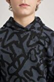 DeFacto Erkek Çocuk Oversize Geniş Kalıp Desenli Kapüşonlu Sweatshirt C0355A823CWAR153