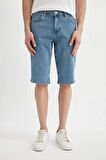 DeFacto Regular Fit Jean Bermuda Şort A4805AX24SMNM39