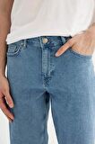 DeFacto Regular Fit Jean Bermuda Şort A4805AX24SMNM39
