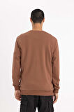 Regular Fit Bisiklet Yaka Sweatshirt