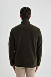 Regular Fit Yarım Fermuarlı Sweatshirt
