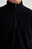 Regular Fit Yarım Fermuarlı Sweatshirt