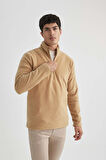 Regular Fit Yarım Fermuarlı Sweatshirt