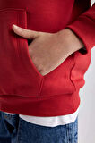 DeFacto Erkek Çocuk Basic Düz Kapüşonlu Sweatshirt B7773A8NSBR66