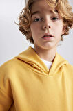 DeFacto Erkek Çocuk Basic Düz Kapüşonlu Sweatshirt B7773A8NSYL275
