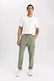 DeFactoFit Sporcu Jogger Eşofman Altı Standart Fit Dokuma Kargo Cepli Lastikli Paça C1883AX23WNKH109