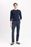 DeFacto Slim Fit Bisiklet Yaka Uzun Kollu Basic Pijama Üstü Z2771AZ24SPNV135