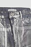 DeFacto Kız Çocuk Wide Leg Geniş Paça Parlak Jean Pantolon C2019A824SPNM55