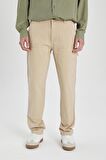DeFacto Kanvas Pantolon Pantolon Wide Leg Fit Geniş Kalıp Normal Bel Geniş Bol Paça B4554AX24SPBG732