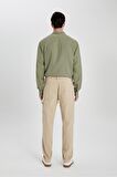 DeFacto Kanvas Pantolon Pantolon Wide Leg Fit Geniş Kalıp Normal Bel Geniş Bol Paça B4554AX24SPBG732