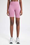 DeFactoFit Biker Beli Saran Seamless Sporcu Biker B4569AX24SPPR490