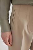 DeFacto Carrot Fit Fermuarlı Yüksek Bel Dar Paça Crop Pantolon C2466AX24SPBG208