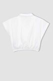 DeFacto Kız Çocuk Cropped Fit Kısa Kollu Gömlek B5063A824SMWT34