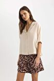 DeFacto Boxy Fit Kısa Kollu Gömlek C3388AX24SMER42