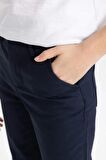 DeFacto Erkek Çocuk Standart Paça Keten Görünümlü Pantolon B6707A824SPNV241