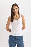 DeFacto Slim Fit Bisiklet Yaka Basic Atlet I1059AZ24SMWT34