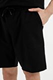 DeFacto Slim Fit Dar Kesim Dar Paça Cepli Basic Düz Şort B8673AX24SMBK81